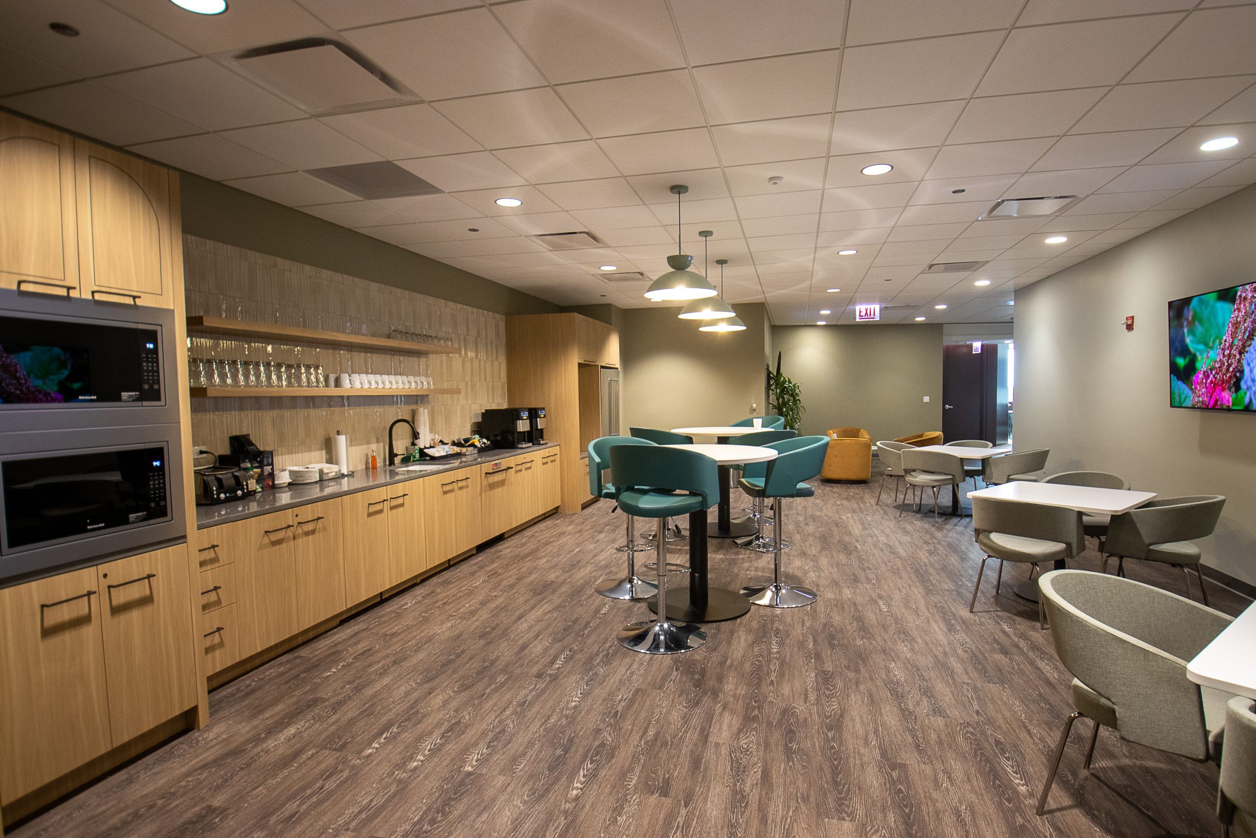 Natural light communal area Amata 181 West Madison